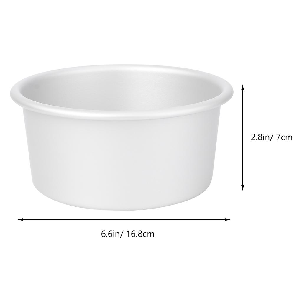 6 Inch 6 Inch Round Pan Aluminum Alloy Non Stick Removable Bottom Cake Pan Round Baking Mold Layer Wedding Cake