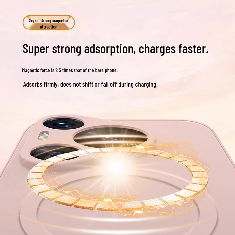 Xiaomi 17 Pro Flüssigsilikon Magnetische Schutzhülle - Sturzfest, Kabellos-kompatibel