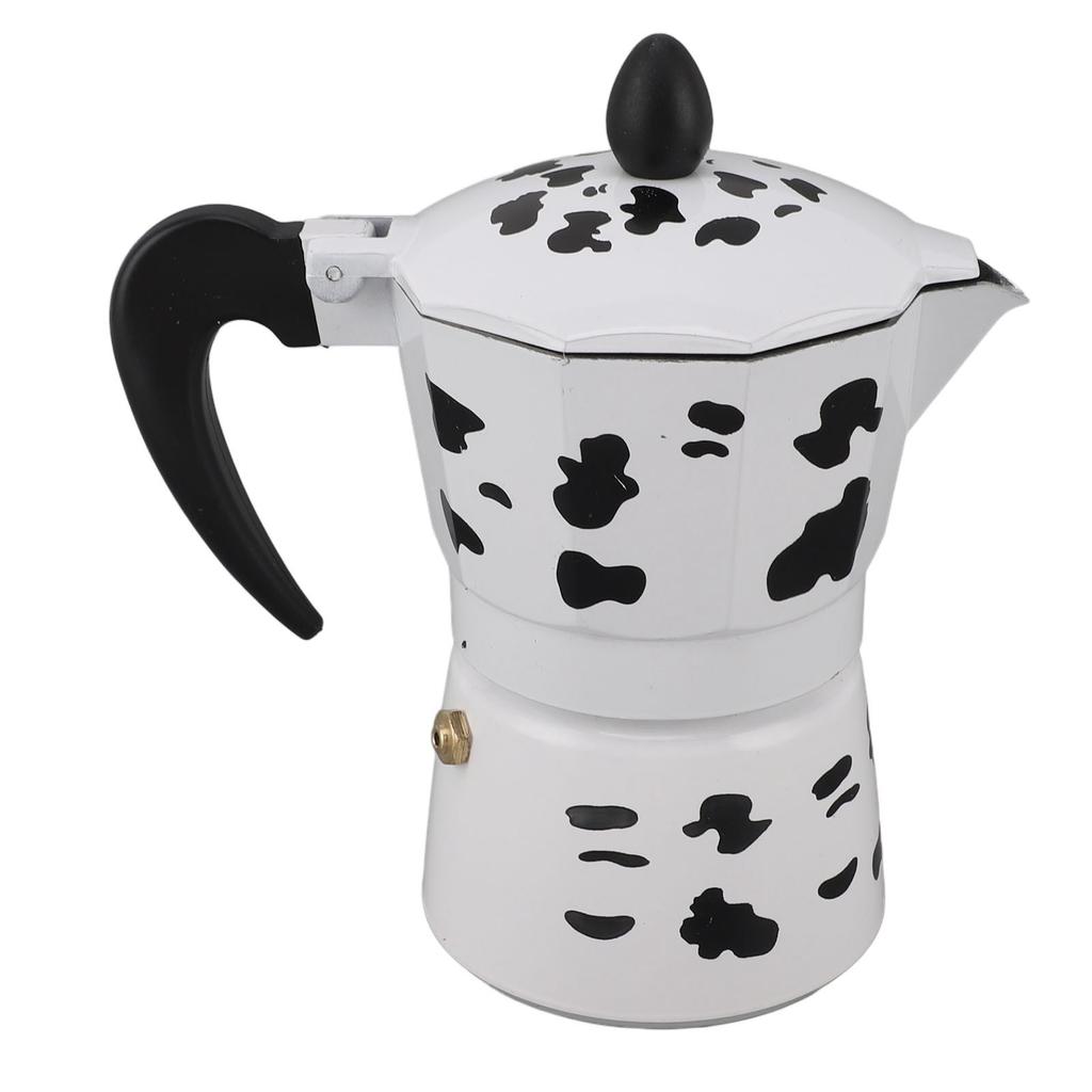 Milk Cow Color   Pot Aluminum Coffee Pot Coffee Maker for Home Cafe Outdoor Activities Camping Travel