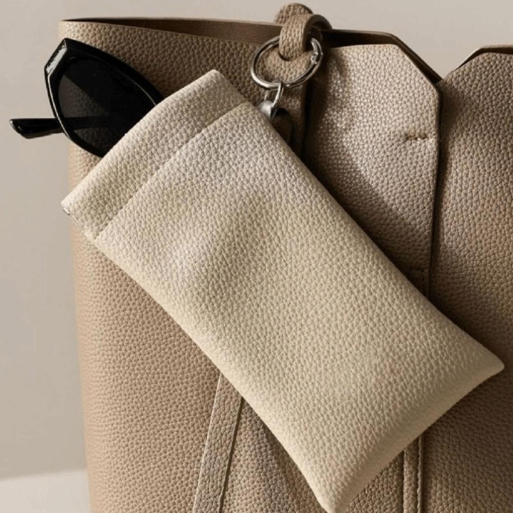 PU Glasses Protective Case Dustproof Eyewear Pouch Fashion Sunglasses Case  Travel