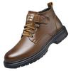 Snow Boots Winter Velvet Warm High-top Leather Surface Waterproof and Dirt-resistant Casual Shoes Outdoor Thickened Cotton Shoes