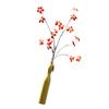 Artificial Leaf Plant Lifelike Easy To Clean Durable Fake Plant Photographic Prop for Indoor