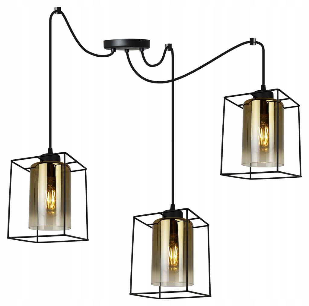 MODERN ELEGANT GLASS HANGING LAMP