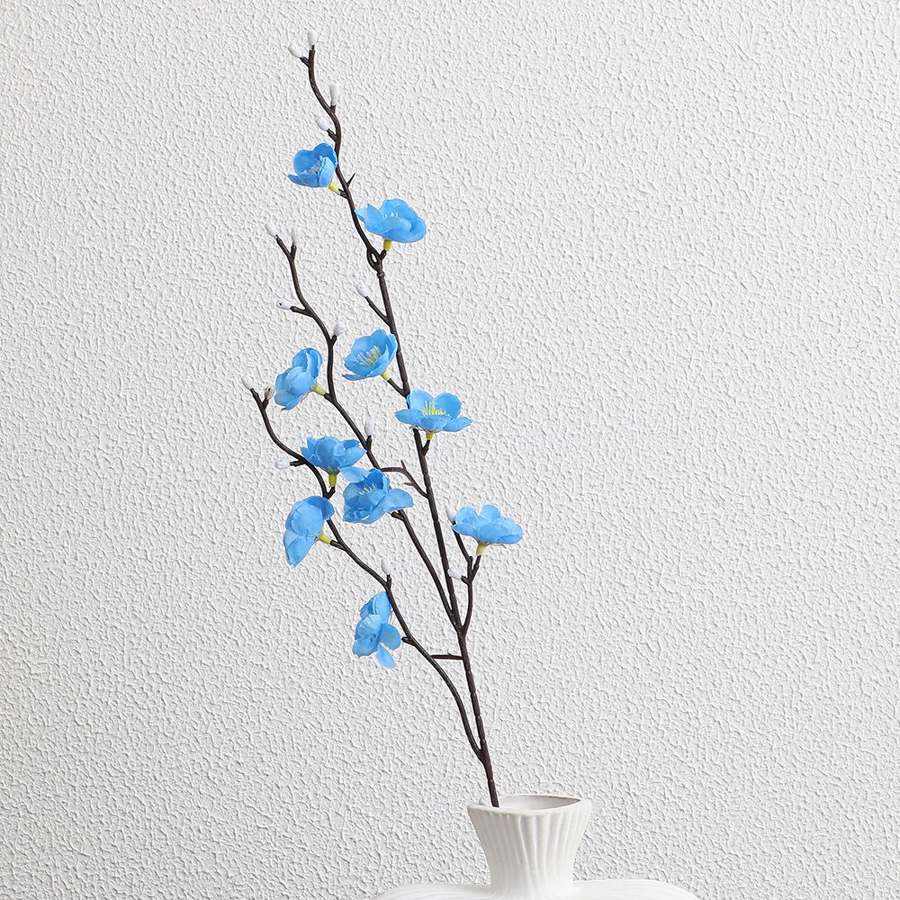 55CM White Plum Blossom Artificial Flower - Chinese Style Home Decor Ornament