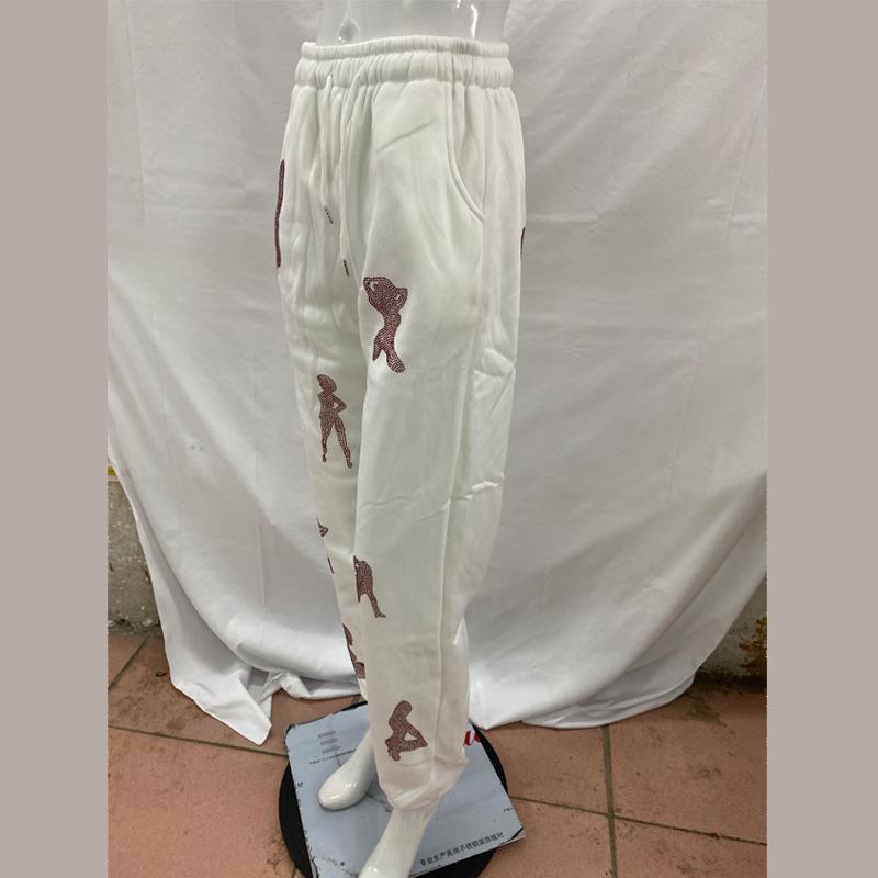 Y2K Trendy Mote Street Style Personlig Tilfeldig Løse Bukser