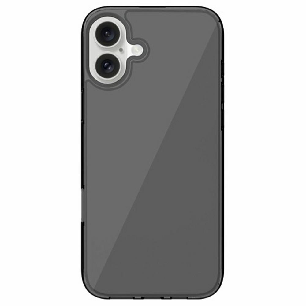 

KZDOO Guardian Series For iPhone 16 Plus Case Shockproof PC+TPU Phone Cover Transparent Black