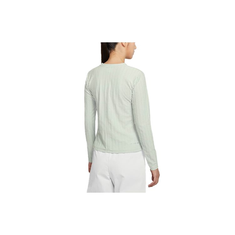 Nike Dri-FIT Adv Tech Pack Knit Crew Neck Long Sleeve T-Shirt Women Tops Stone-Green DM6165-034