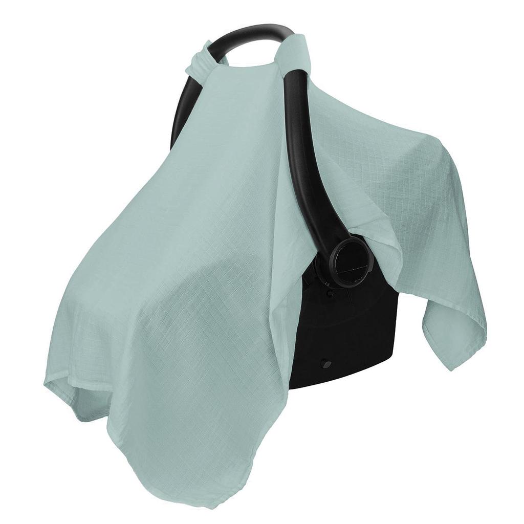 Cotton Yarn Baby Stroller Cover: Lightweight, Breathable Muslin Sunshade