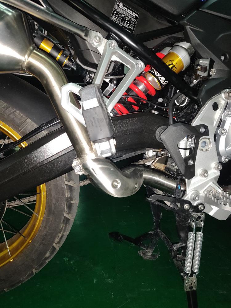 Fits Motorcycle F750GS F850 Adventure 18-21, Titanium Alloy Mid-Section for Reducing Exhaust Back Pressure