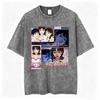 Vintage Washed Anime Perfect Blue A Satoshi Kon Film Mima Kirigoe TShirts Mens Women Fashion Oversized Short Sleeve T Shirts