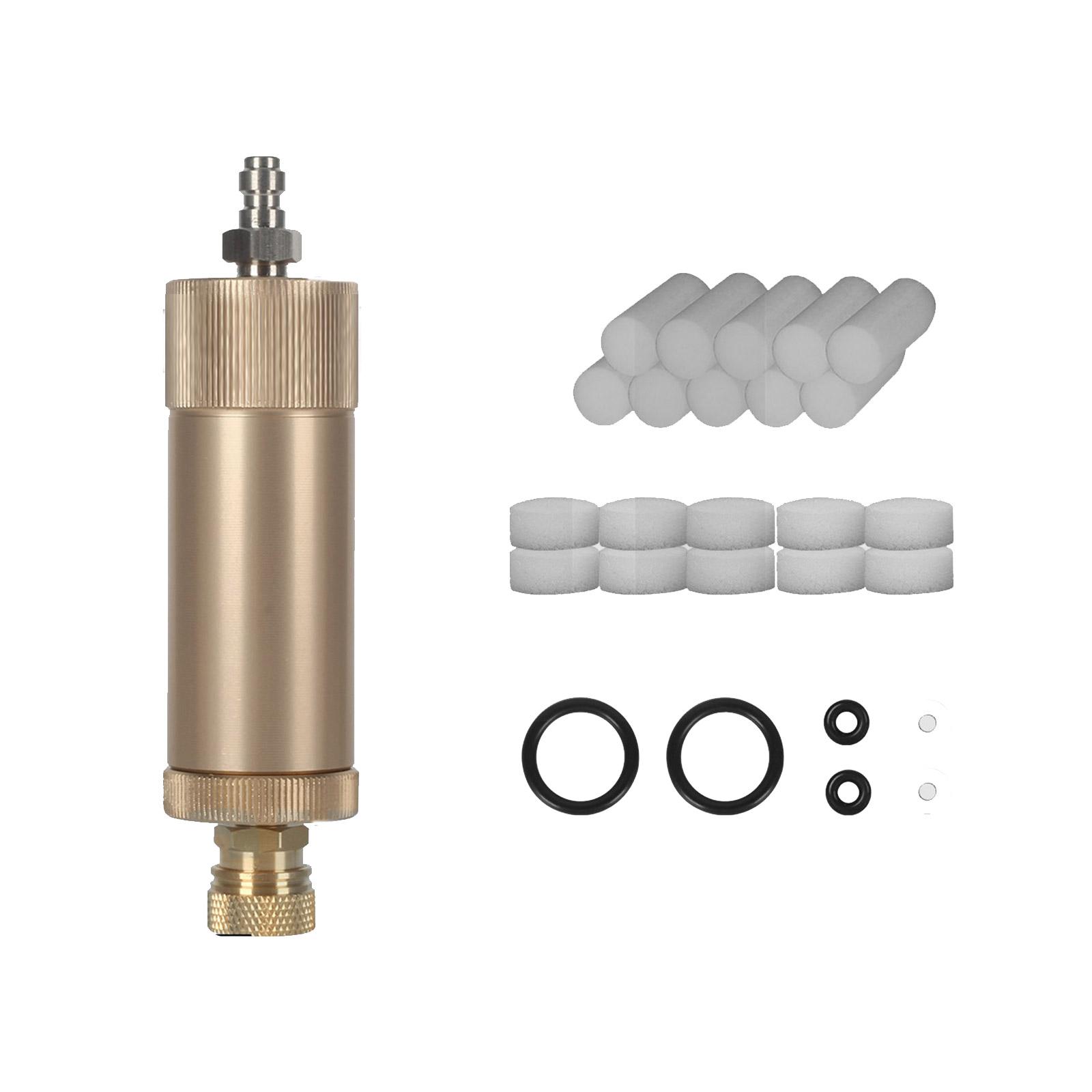 

Industrial Grade Dual Chamber Pressure Separator with Quick Connect Fittings 30MPa Capacity for Pneumatic Systems золотий