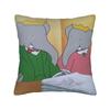 Pillow Case Cartoon Babar The Elephant Graphic  Pillow Cover For Sofa Couch Bed Living Room Kawaii Pillowcases