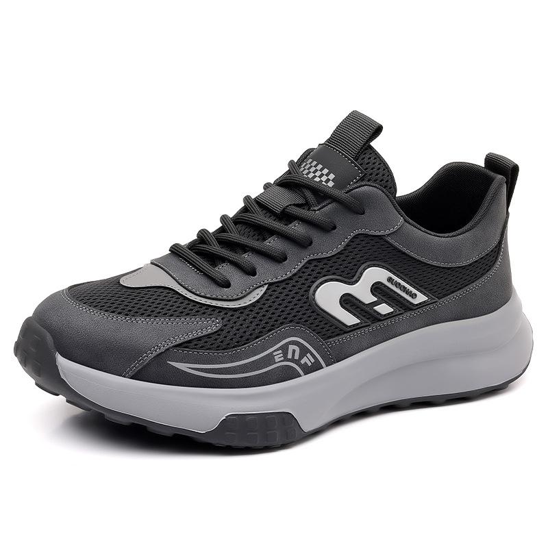 2025 Summer New Men's Shoes Non-slip and Wear-resistant Casual Shoes Breathable Mesh Deodorant Casual Shoes Men's Sports Shoes