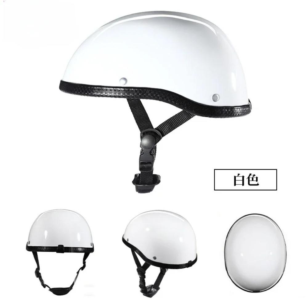 Retro Motorcycle Helmet ABS Shell Unisex Half Face Helmet Motorcycle Mountain Bike Riding Helmet Fashion Motorcycle Equipment