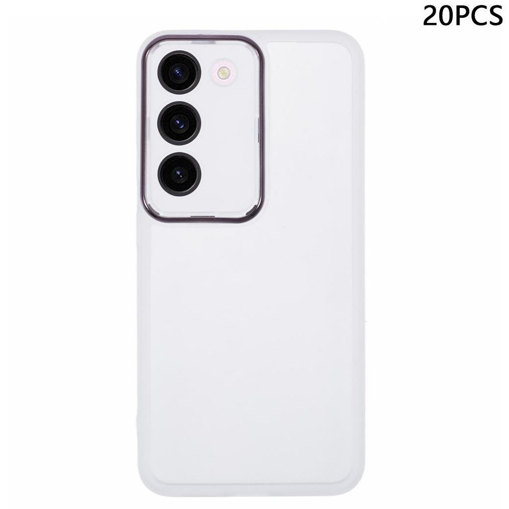 Bulk Purchasing 20Pcs For Samsung Galaxy S23 Case Electroplated Camera Frame TPU Phone Cover Precise Cutouts