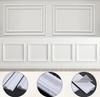 1pc Peel and Stick Wall Molding Kit,Premade Self Adhesive Wainscoting Panels,Ready To Assemble Accent Molding Trim for Interior