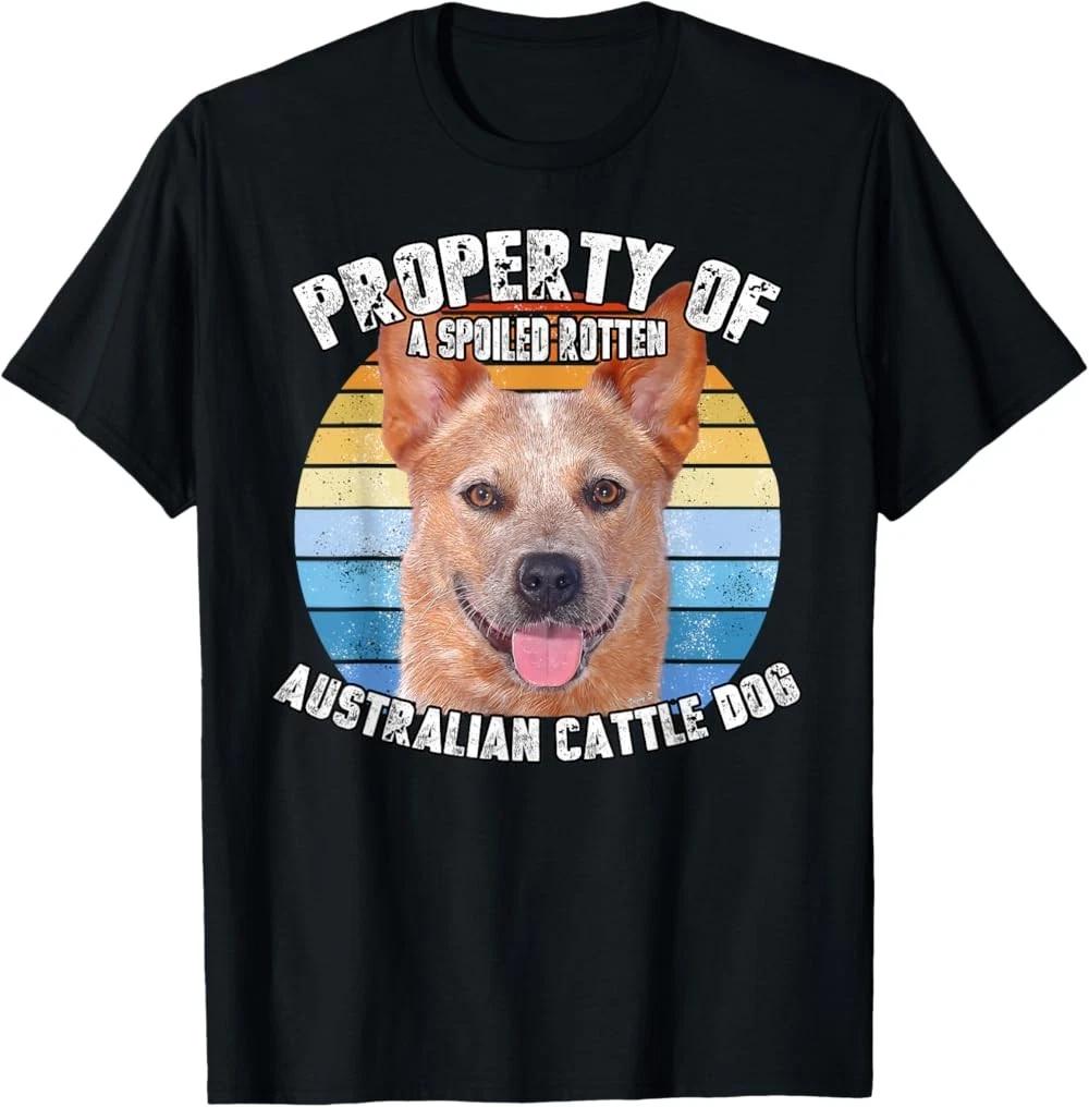 Kitana Tees Australian Cattle Dog Red Retro T-Shirt M