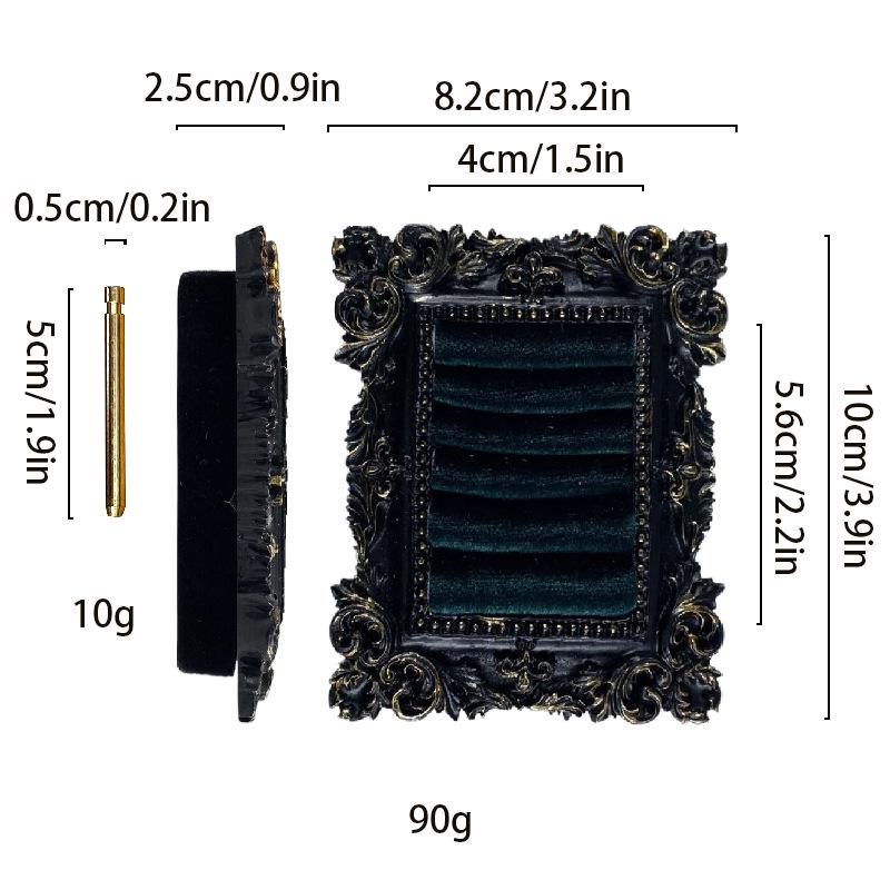 Gothic Dark Style Earring, Nail Art & Jewelry Display Frame
