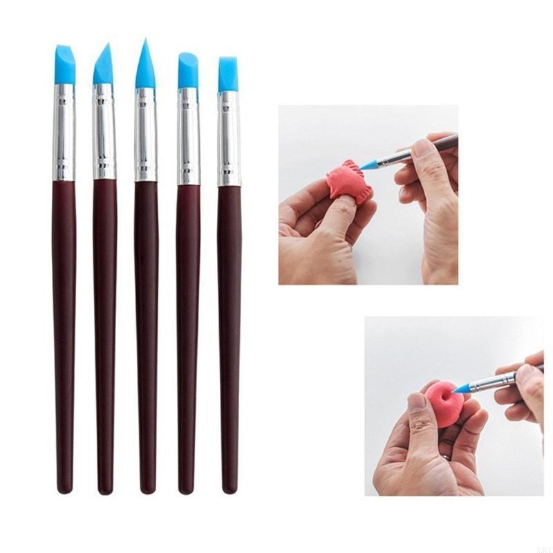 47pcs/set Pottery Clay Sculpting Tools Ceramic Clay Carving Tool for Art Craft Professional Modeling Supplies X3UC