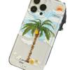 Summer Cloud Coconut Tree Clear Case for Apple iPhone 11, 12, 13, 14 Pro Max, XR/XS, 15