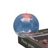 1PC Glass European Round Candle Holder Clear Glass Candle Holder Glass Crafts Ornament Home Decoration