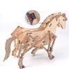 3D Wooden Mechanical Horse DIY Assembly Model Horse Science Puzzle STEM Education Physics Experiment Children's Gift
