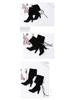 New European & American Over-the-Knee High Heel Boots – Thick Heels, Plus Sizes Available