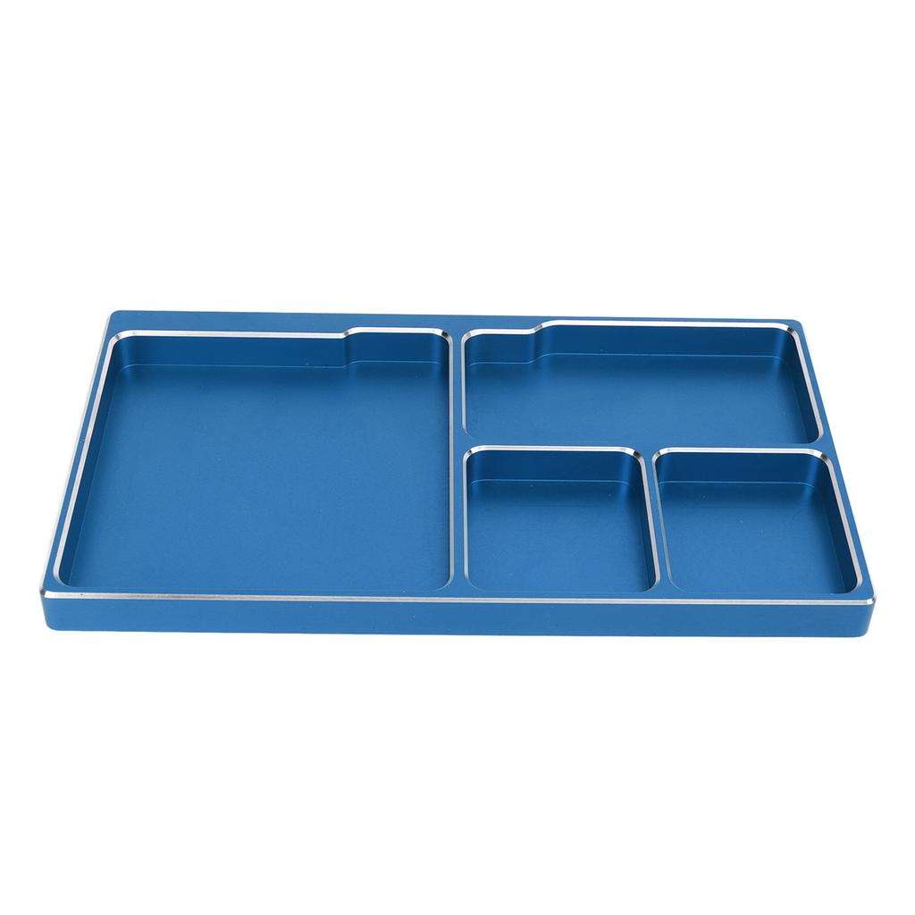 RC Screw Tray Aluminium Alloy with Magnetic Pad RC Repair Tool Screws Disk for Maintenance Outdoor
