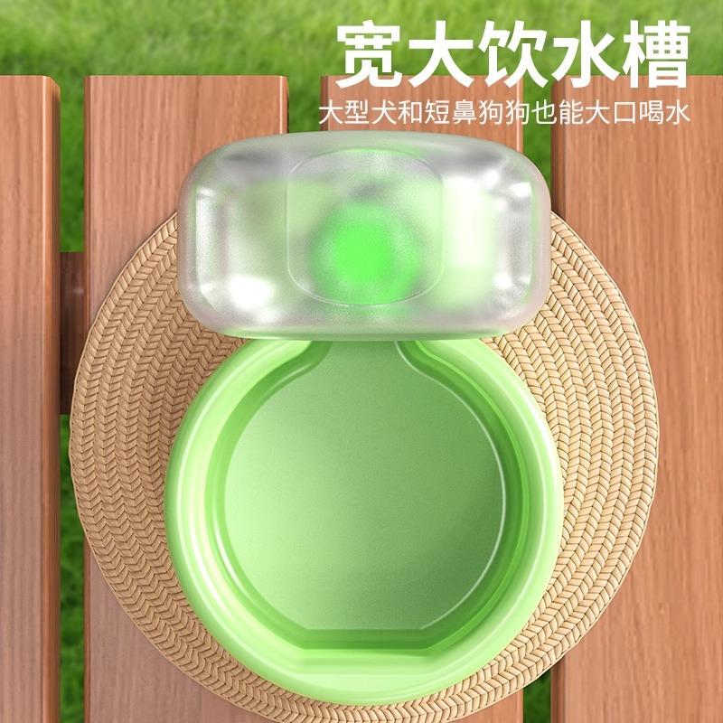 Dog going out water cup folding kettle portable water dispenser outdoor dog walking large capacity kettle going out feeding bowl