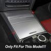 Edelstahl Mittelkonsolen-Aufbewahrungsbox Panel Dekoration Abdeckung Zierleiste für Mercedes Benz E-Klasse Coupe W207 2014-2016