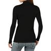Women's Fashion Casual Slim-fit Half-ture Neck Long Sleeve Knit Top