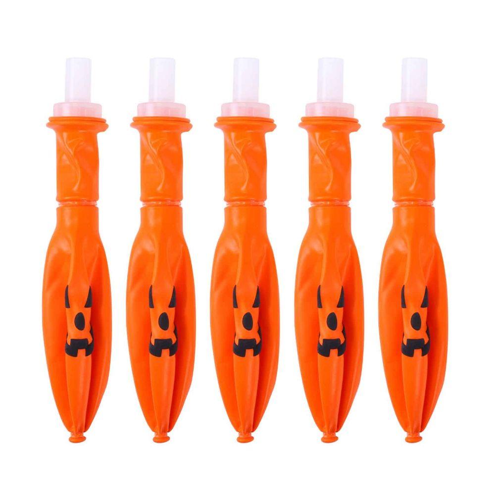 Party Glow In Dark Props Pumpkin Lantern Pumpkin LED Light Latex Balloons Halloween Decoration