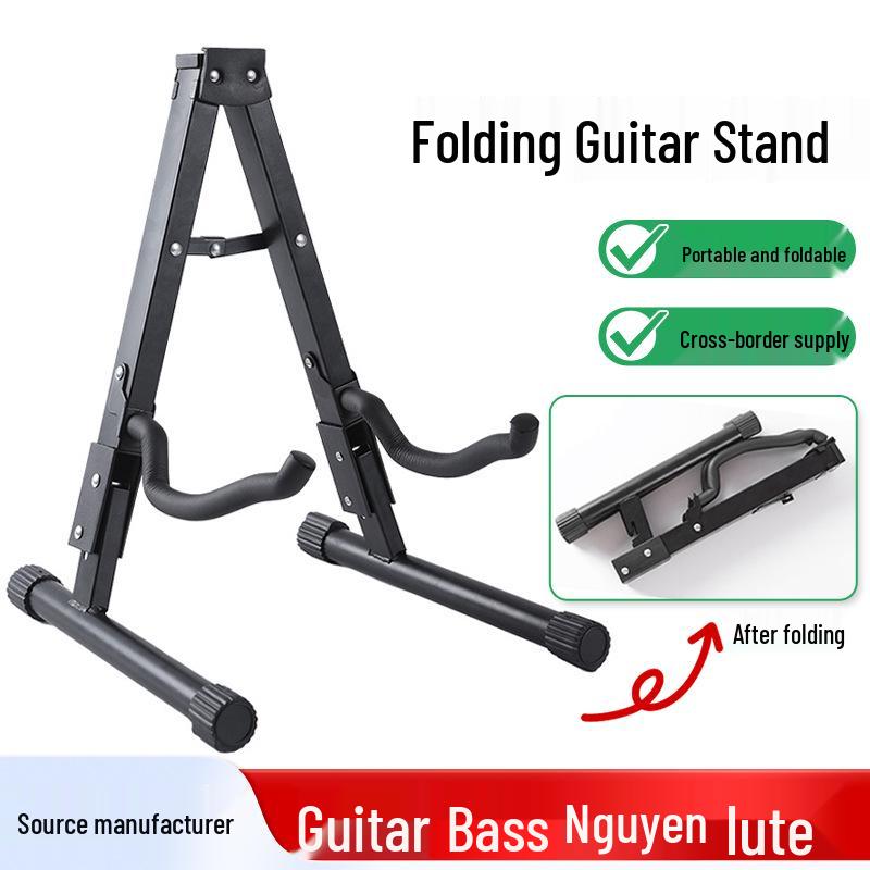 Universal A-frame Guitar Stand for Electric, Acoustic, and Bass Guitars