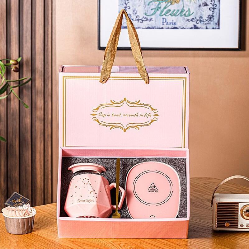 Constant Temperature Ceramic Mug Gift Set