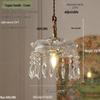 American Retro Crystal Chandelier for Hallway, Bedside, Balcony, and Cloakroom.