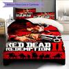 RDR2  Pattern Bedding Quilt Set Quilt Cover Pillowcase Home Decoration Birthday Gift (1 * Duvet Cover + 2 * Pillowcase, Without Core)