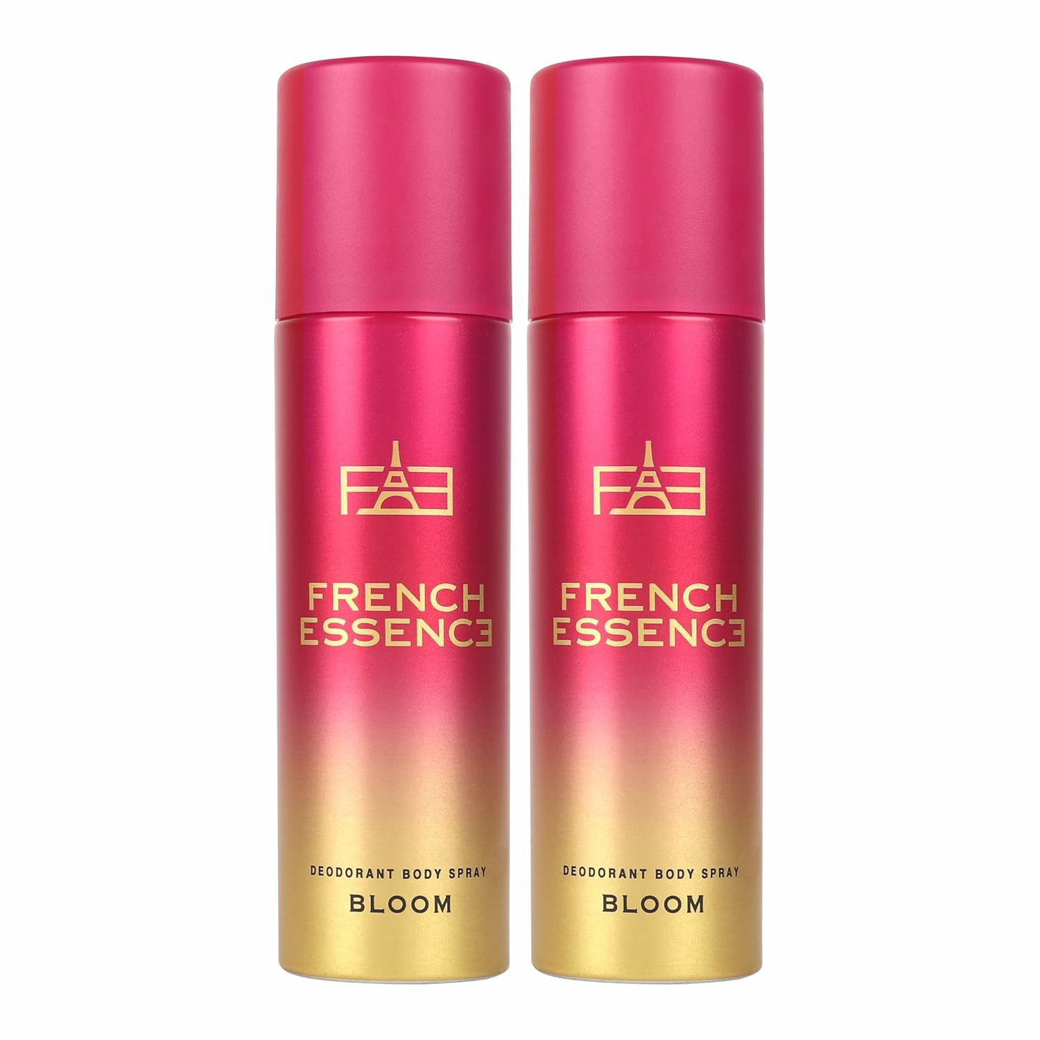 

French Essence Bloom Deodorant Body Spray Combo For Women Pack Of 2 X 150ml - 5.07 Fl.oz. Each M чистий