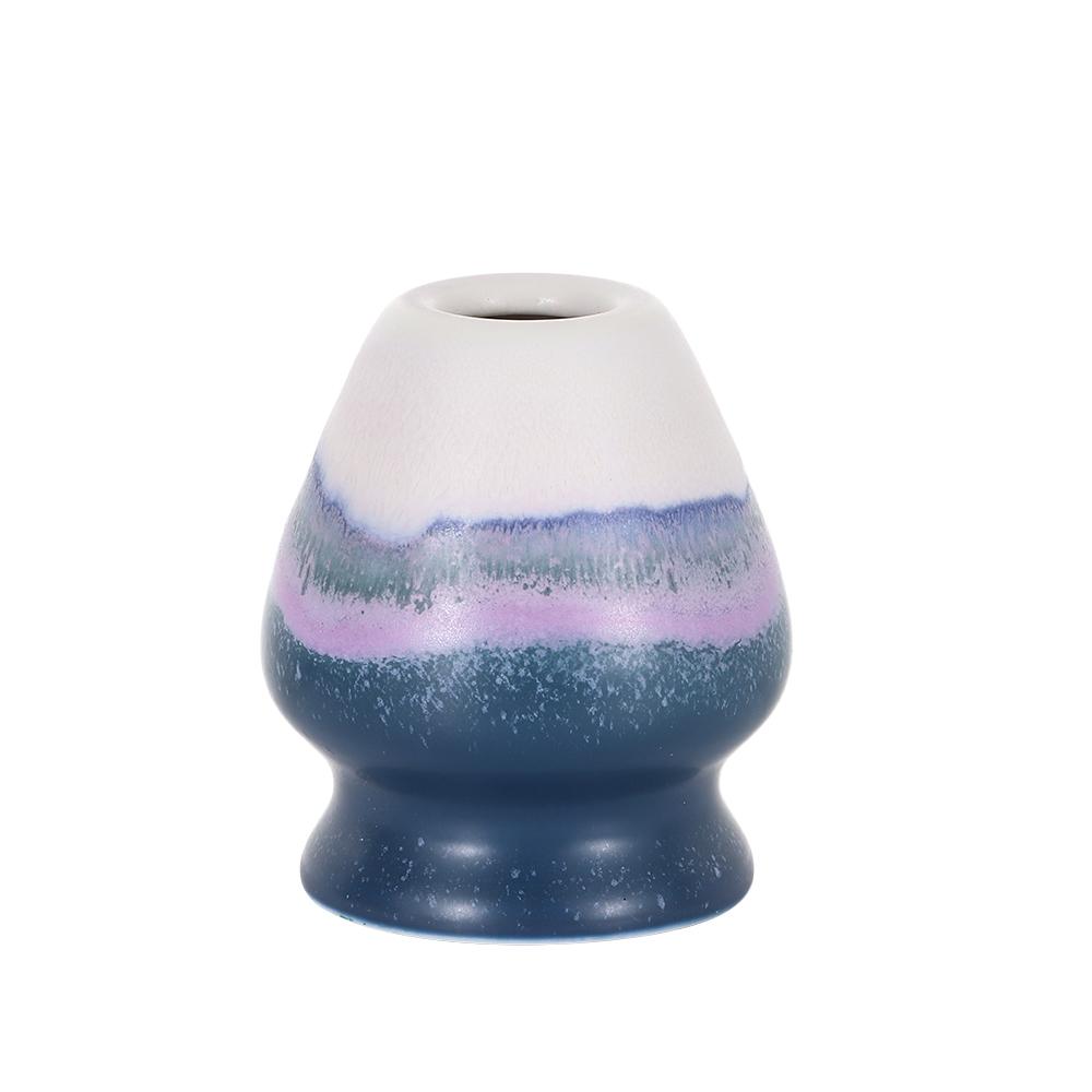 New Ceramic Matcha Bowl Reusable with Pouring Spout Matcha Whisk Holder Multicolored Japanese Tea Set Tea Lovers