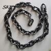 Maltese Dog Leash Giant Chain Leash, Lightweight Plastic Pet Looks Like Pomeranian Iron Chain, Stylish Big for Small Dogs Photo Props