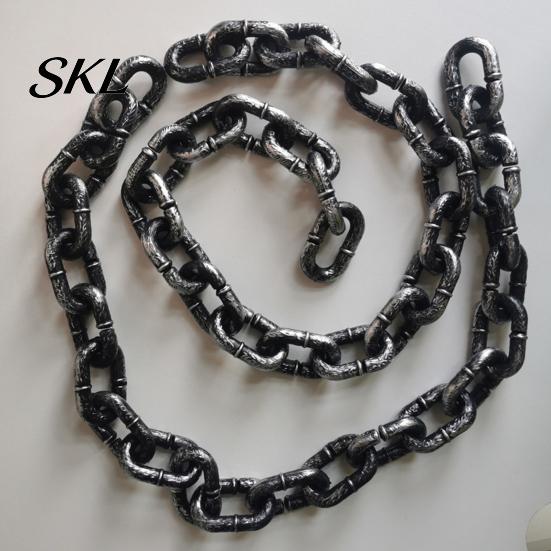 Maltese Dog Leash Giant Chain Leash, Lightweight Plastic Pet Looks Like Pomeranian Iron Chain, Stylish Big for Small Dogs Photo Props
