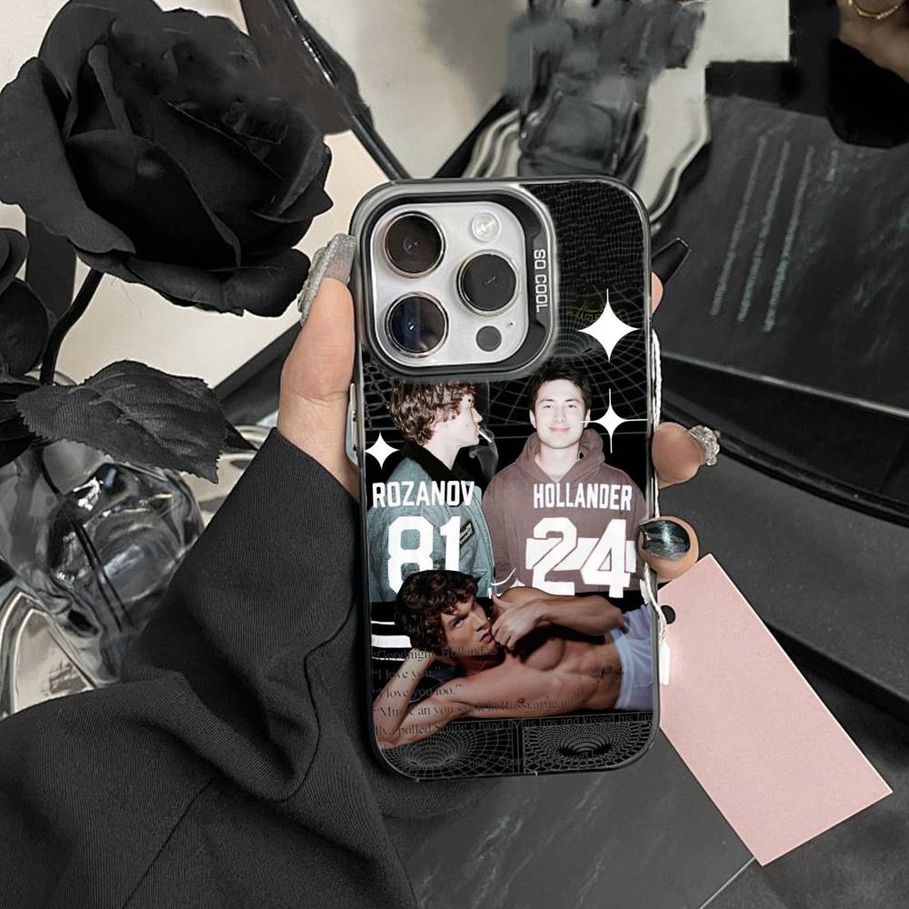 P-Heated-Rivalry Storrie Phone Case For iPhone17, 16,15,14,13,12 Pro Max Black Candy Matte Shockproof Cover