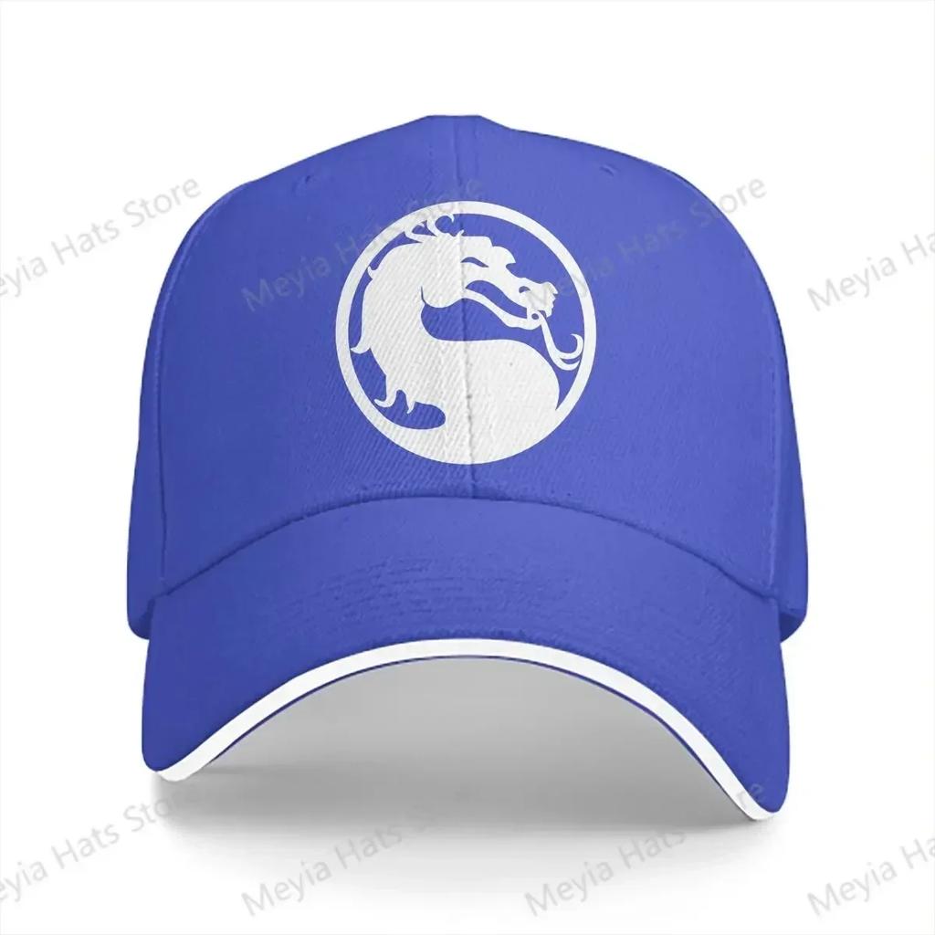 Dragon White Mortal Kombat Anime Multicolor Hat Peaked Womens Cap Personalized Visor Protection Hats