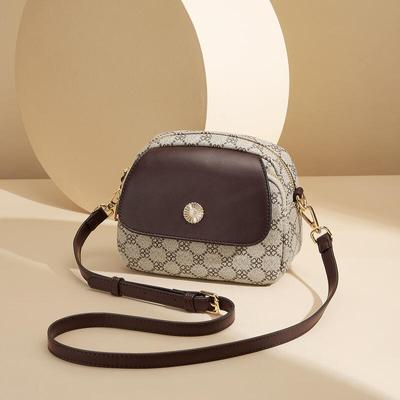 New Fashion Women Bags Shoulder Bags Panelled Print Korean Style Advanced Leisure Versatile Crossbody Bags Small Square Bags