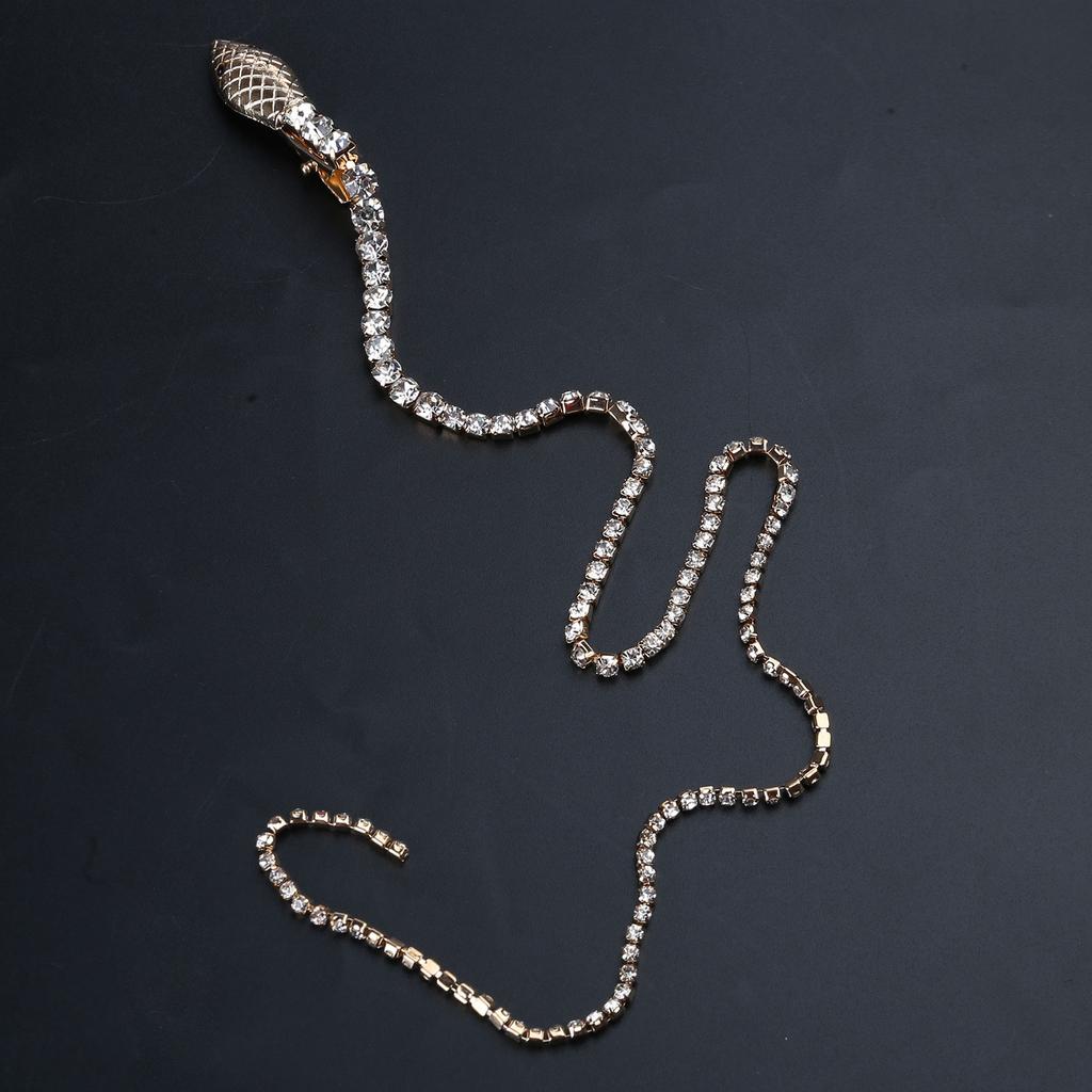 Snake Hairpins Cool Hair Accessories Headwear Elegant Snake Hair Clip Alloy Material Gift for Girls and Women
