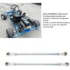 1 Pair 295mm 8mm Steering Tie Rod Kit Fit for Go Kart ATV Racing Cart Steel Alloy High Strength Long Lasting Go Kart Steering Tie Rod Tie Rod End