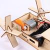 Modellino di Nave in Legno Fai da Te Piccolo Materiale per Costruttori Giocattolo Regalo Set Esperimento Scientifico Materiale di Assemblaggio Confezione Giocattolo Regalo di Compleanno