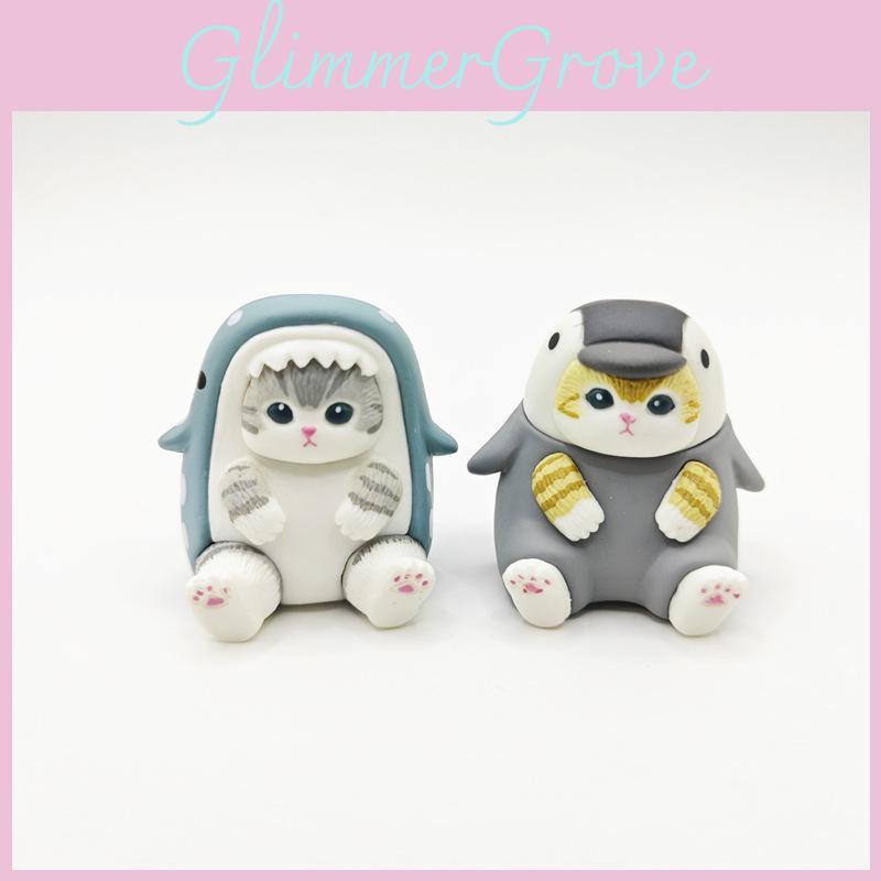 Blind Cat Box Marine Life Sitting Series Squid Penguin Toy Figurine Decoration