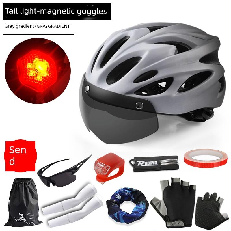 Men's and Women's Breathable Bicycle Goggles Helmet with Cycling
