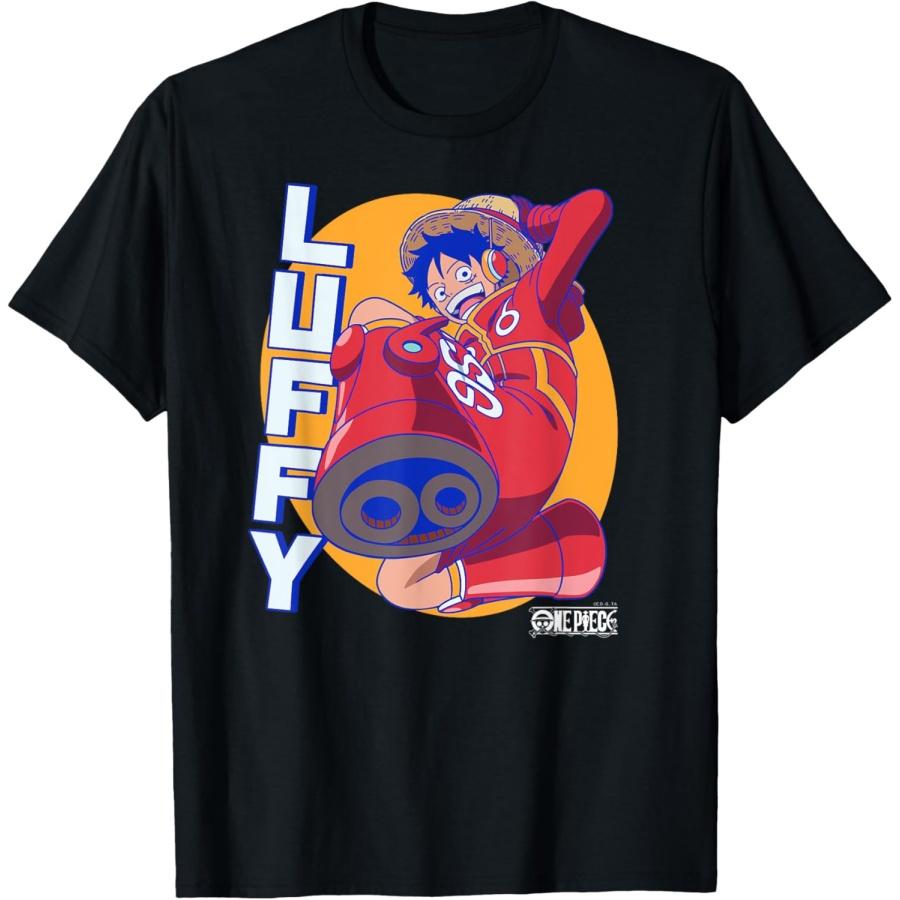 One Piece Anime Luffy Egghead Island T-Shirt S чёрный