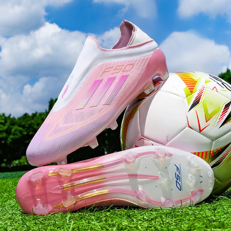 Chaussures de football pour adultes hommes et femmes Chaussures de football pour hommes à tige basse TF crampons courts AG crampons longs Chaussures de football pour l'entraînement en compétition